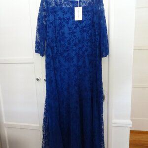 Flycurvy Blue Cocktail Dress 2X